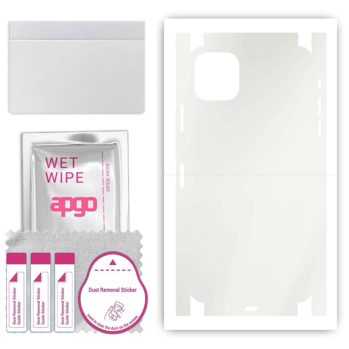 Folia hydrożelowa naklejka MATOWA na TYŁ+BOKI do Apple iPhone 11 Pro Max - apgo hydrogel MATTE