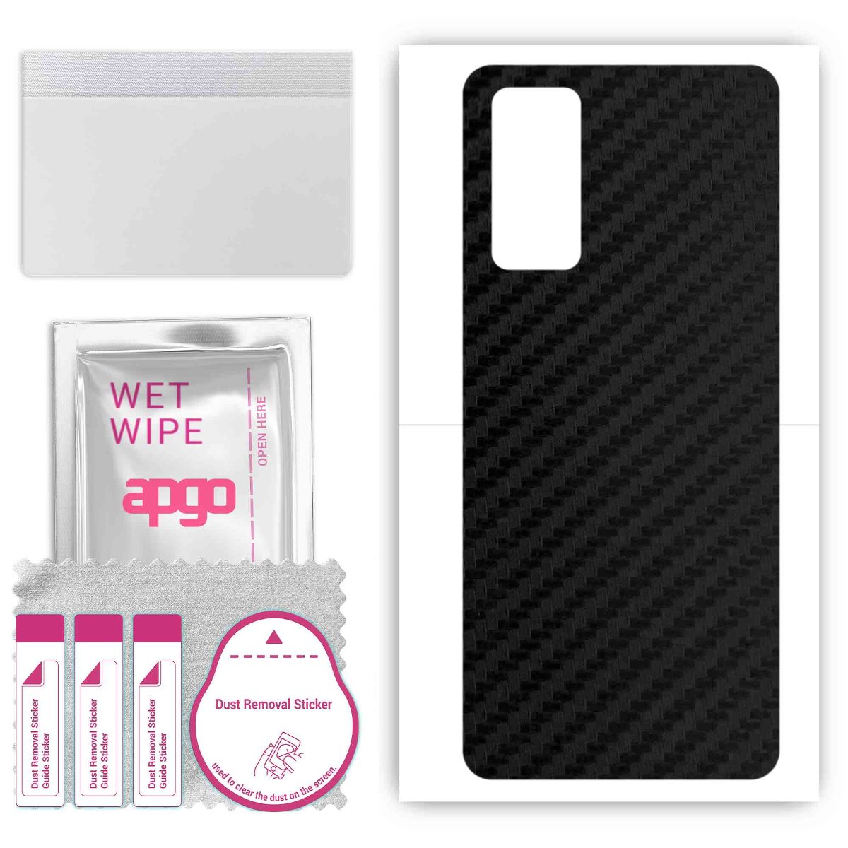 Folia naklejka skórka strukturalna na TYŁ do Tecno Pova 5G - Carbon - apgo SKINS