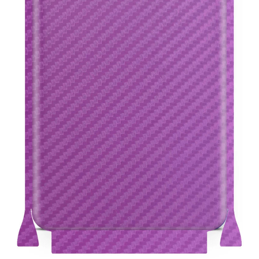 Folia naklejka skórka strukturalna na TYŁ+BOKI do Huawei Mate 30 5G -  Carbon Fioletowy - apgo SKINS