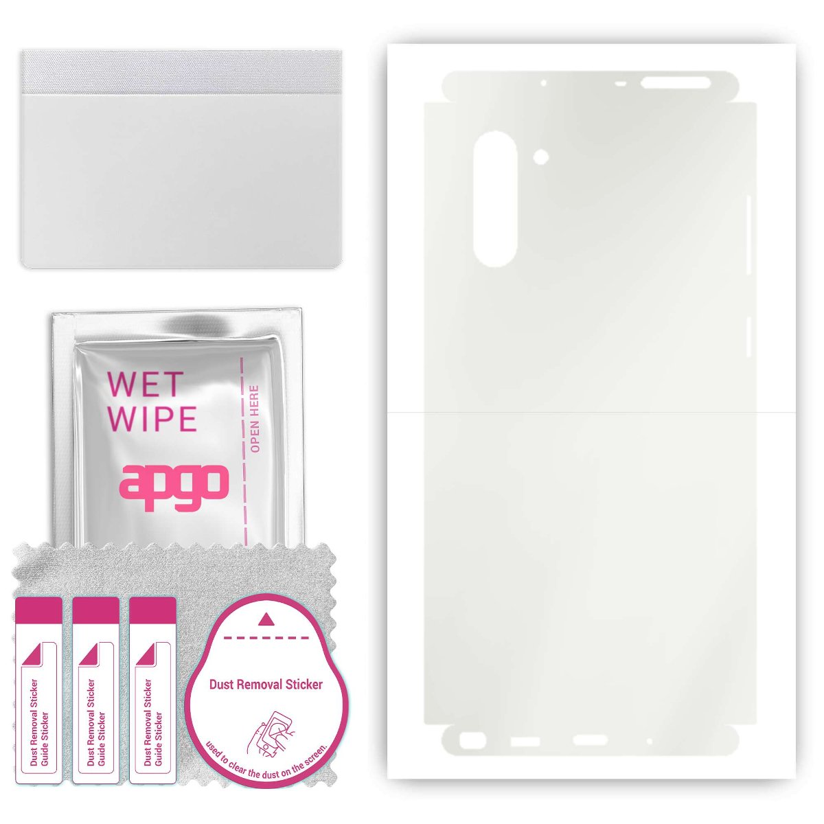 Folia hydrożelowa naklejka MATOWA na TYŁ+BOKI do Samsung Galaxy Note 10 5G - apgo hydrogel MATTE