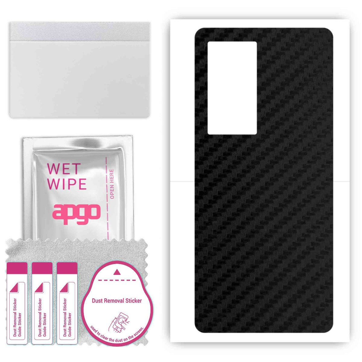 Folia naklejka skórka strukturalna na TYŁ do Vivo iQOO 8 Pro - Carbon - apgo SKINS