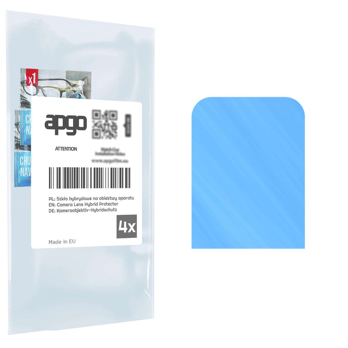 4x Szkło hybrydowe na aparat obiektyw kamerę 9H do Xiaomi Civi - apgo hybrid Camera Lens Protector