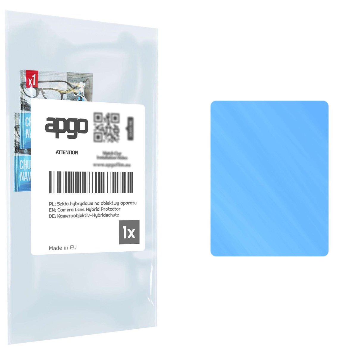 1x Szkło hybrydowe na aparat obiektyw kamerę 9H do Vivo iQOO 8 Pro - apgo hybrid Camera Lens Protector