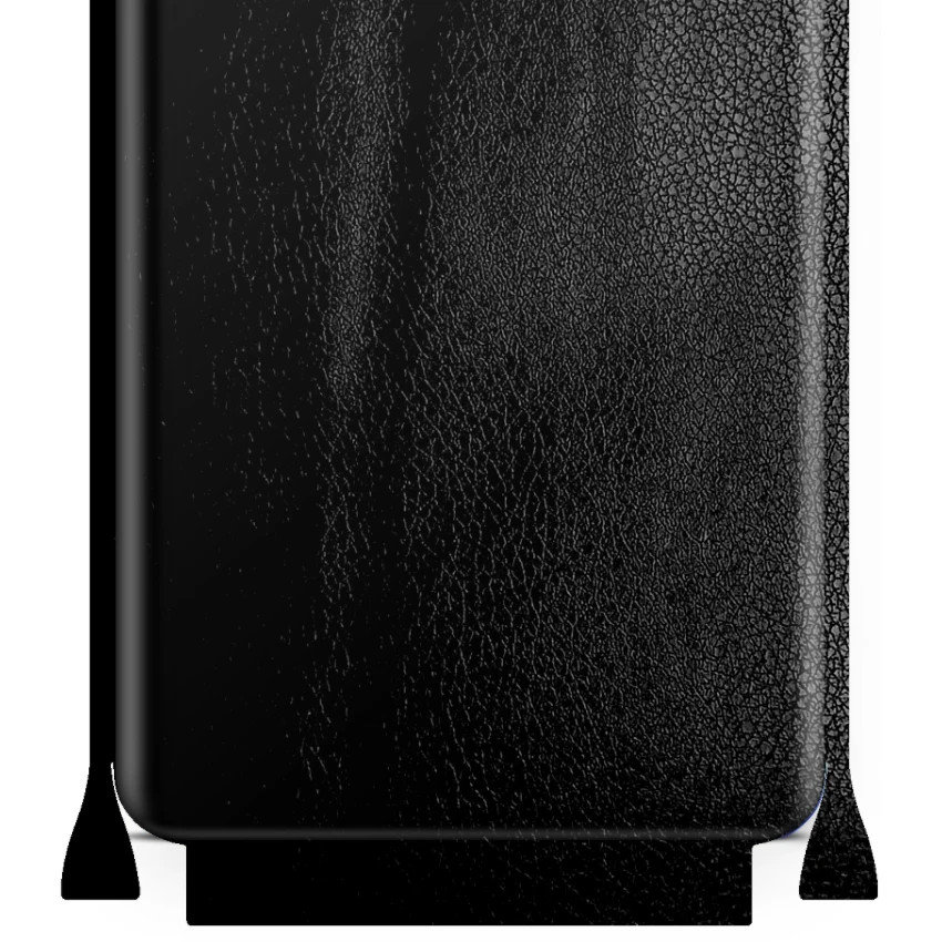 Folia naklejka skórka strukturalna na TYŁ+BOKI do Xiaomi Redmi Note 7 Pro -  Skóra Czarna - apgo SKINS