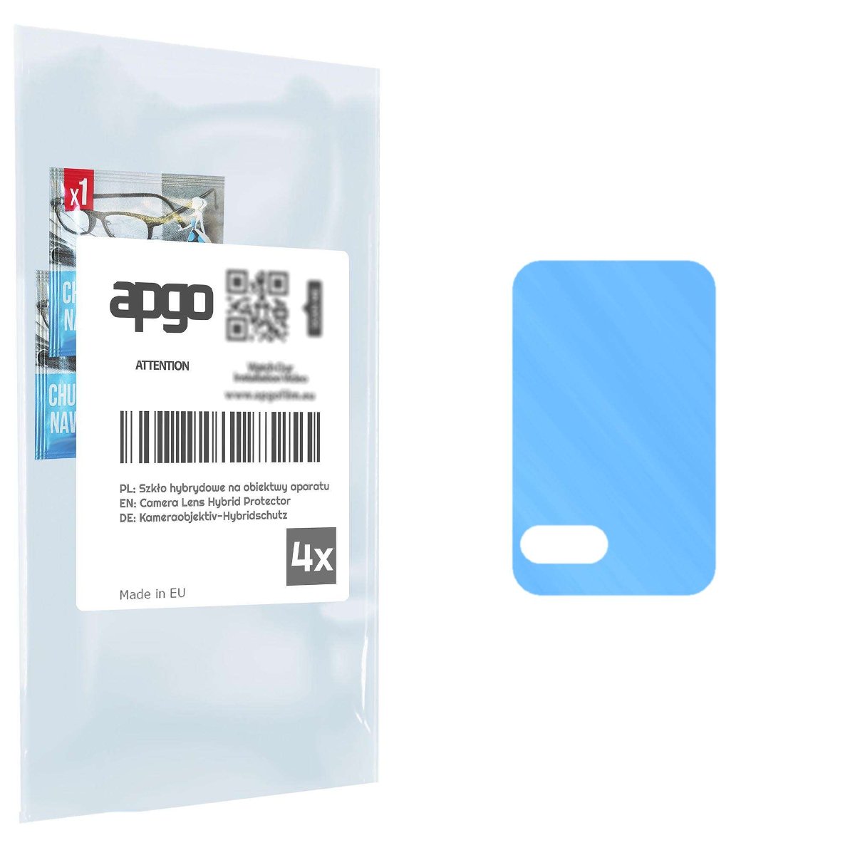 4x Szkło hybrydowe na aparat obiektyw kamerę 9H do Realme 8s 5G - apgo hybrid Camera Lens Protector