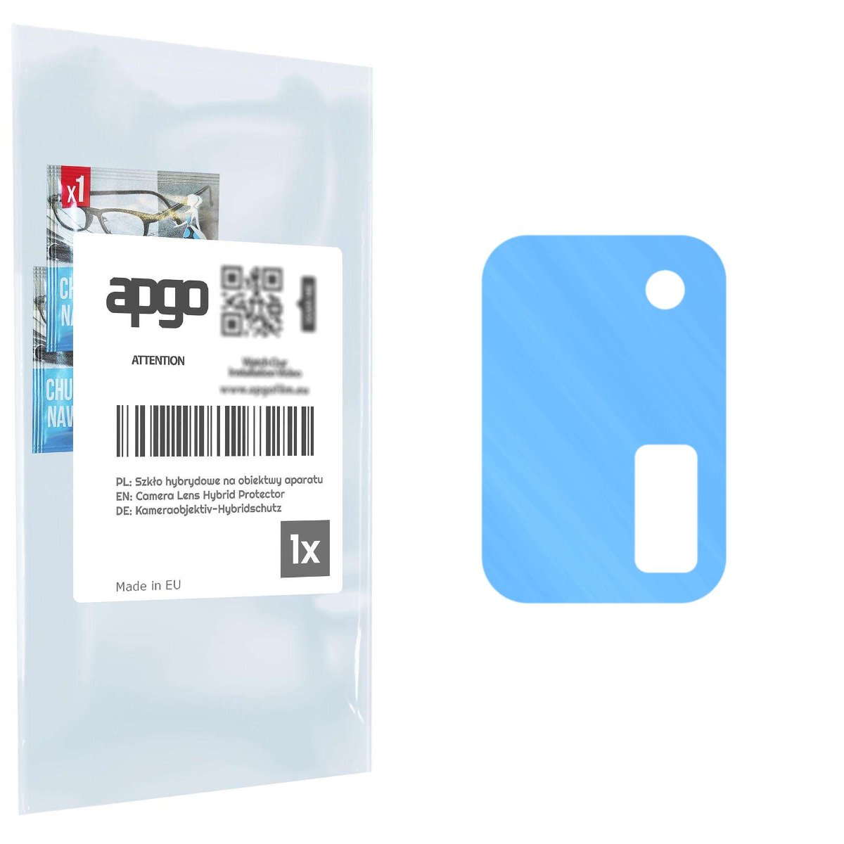 1x Szkło hybrydowe na aparat obiektyw kamerę 9H do Oukitel C25 - apgo hybrid Camera Lens Protector