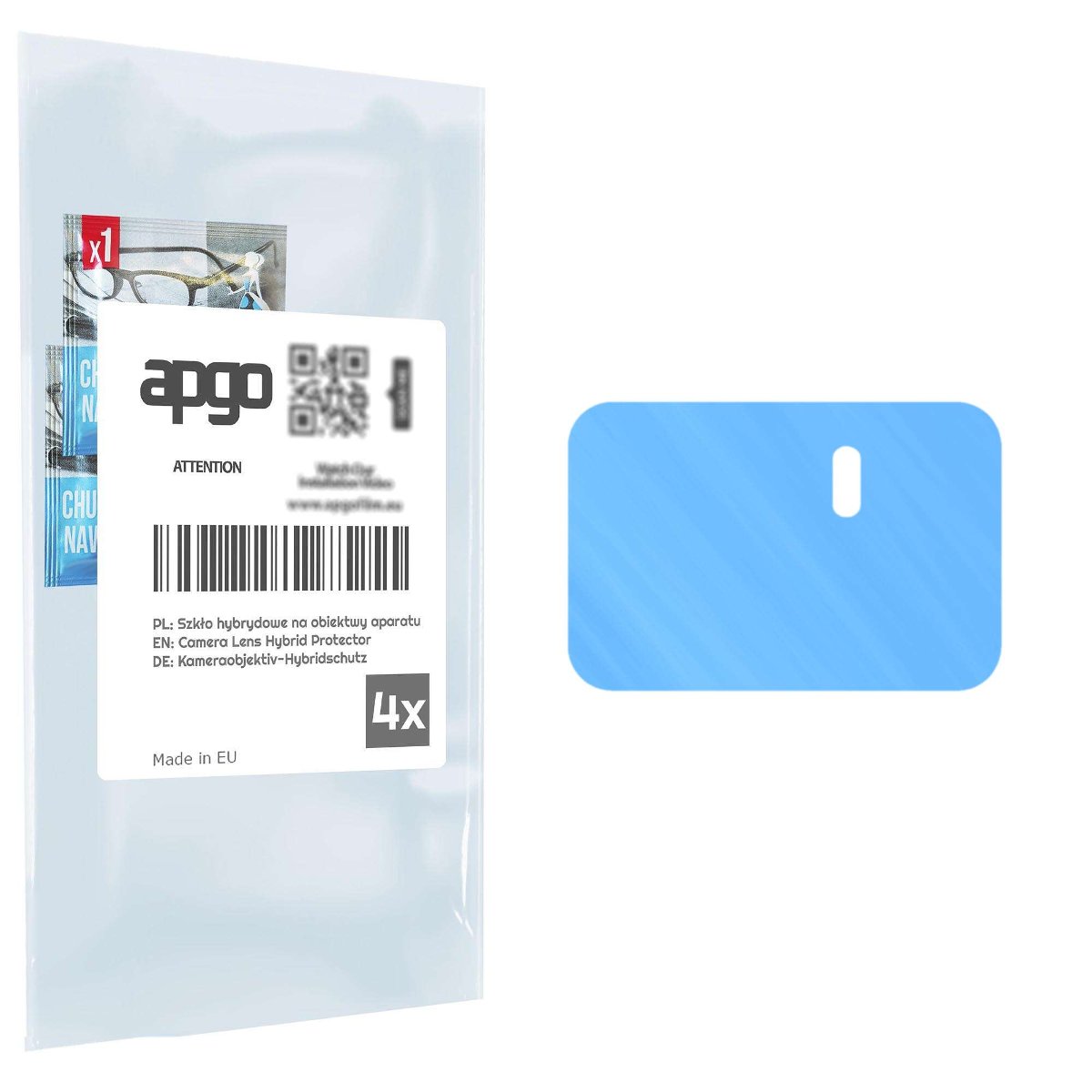 4x Szkło hybrydowe na aparat obiektyw kamerę 9H do Xiaomi Mi  11 Ultra - apgo hybrid Camera Lens Protector