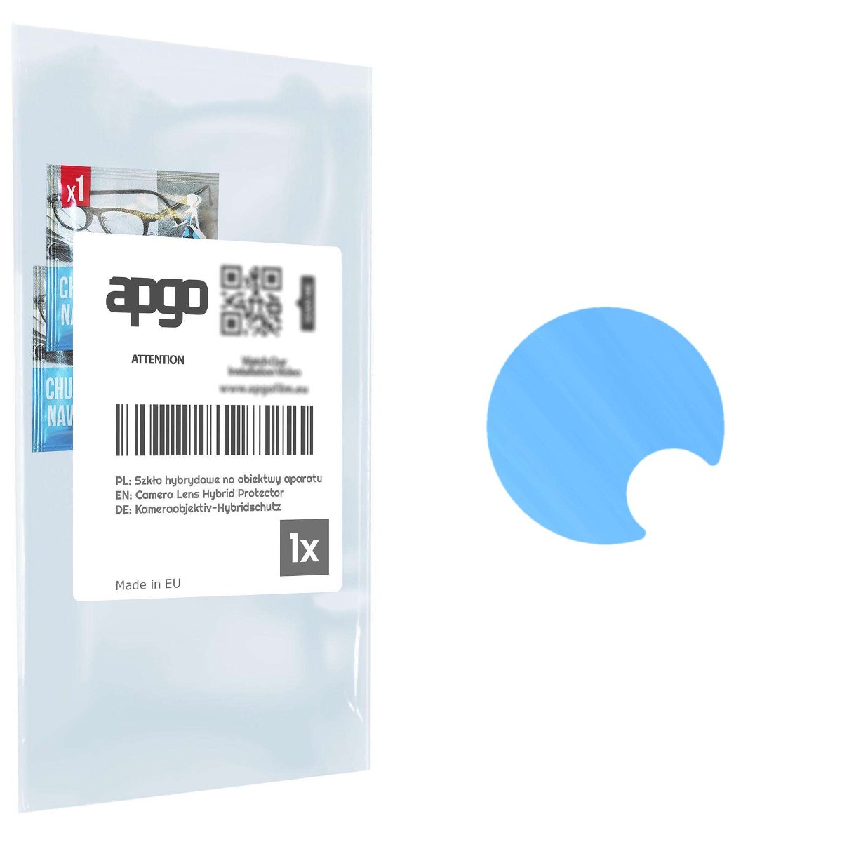 1x Szkło hybrydowe na aparat obiektyw kamerę 9H do Nokia G50 5G - apgo hybrid Camera Lens Protector