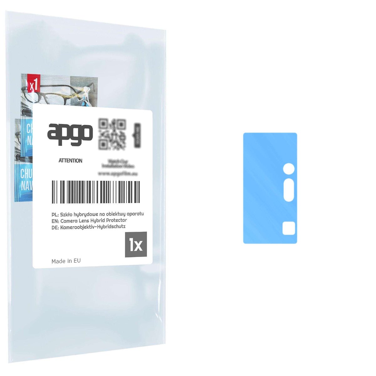 1x Szkło hybrydowe na aparat obiektyw kamerę 9H do Vivo X70 Pro+ - apgo hybrid Camera Lens Protector