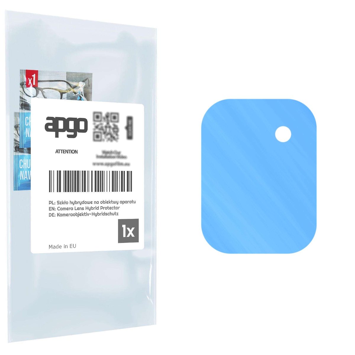 1x Szkło hybrydowe na aparat obiektyw kamerę 9H do Doogee X93 - apgo hybrid Camera Lens Protector