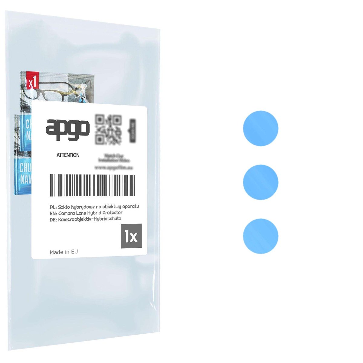 1x Szkło hybrydowe na aparat obiektyw kamerę 9H do Samsung Galaxy A13 5G - apgo hybrid Camera Lens Protector