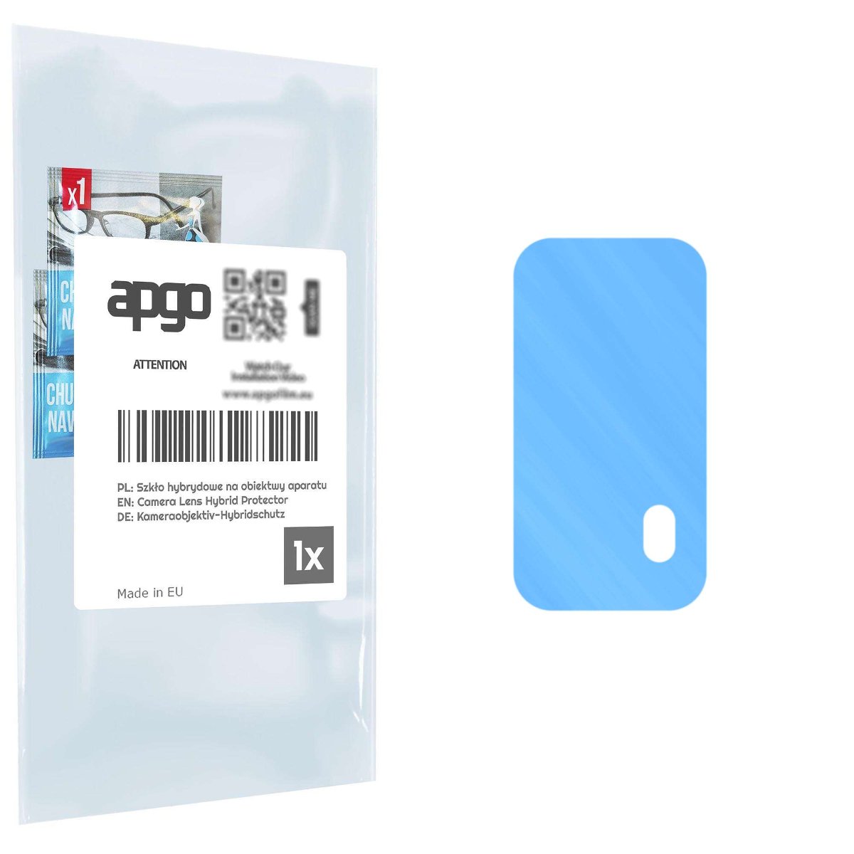 1x Szkło hybrydowe na aparat obiektyw kamerę 9H do Blackview A90 - apgo hybrid Camera Lens Protector