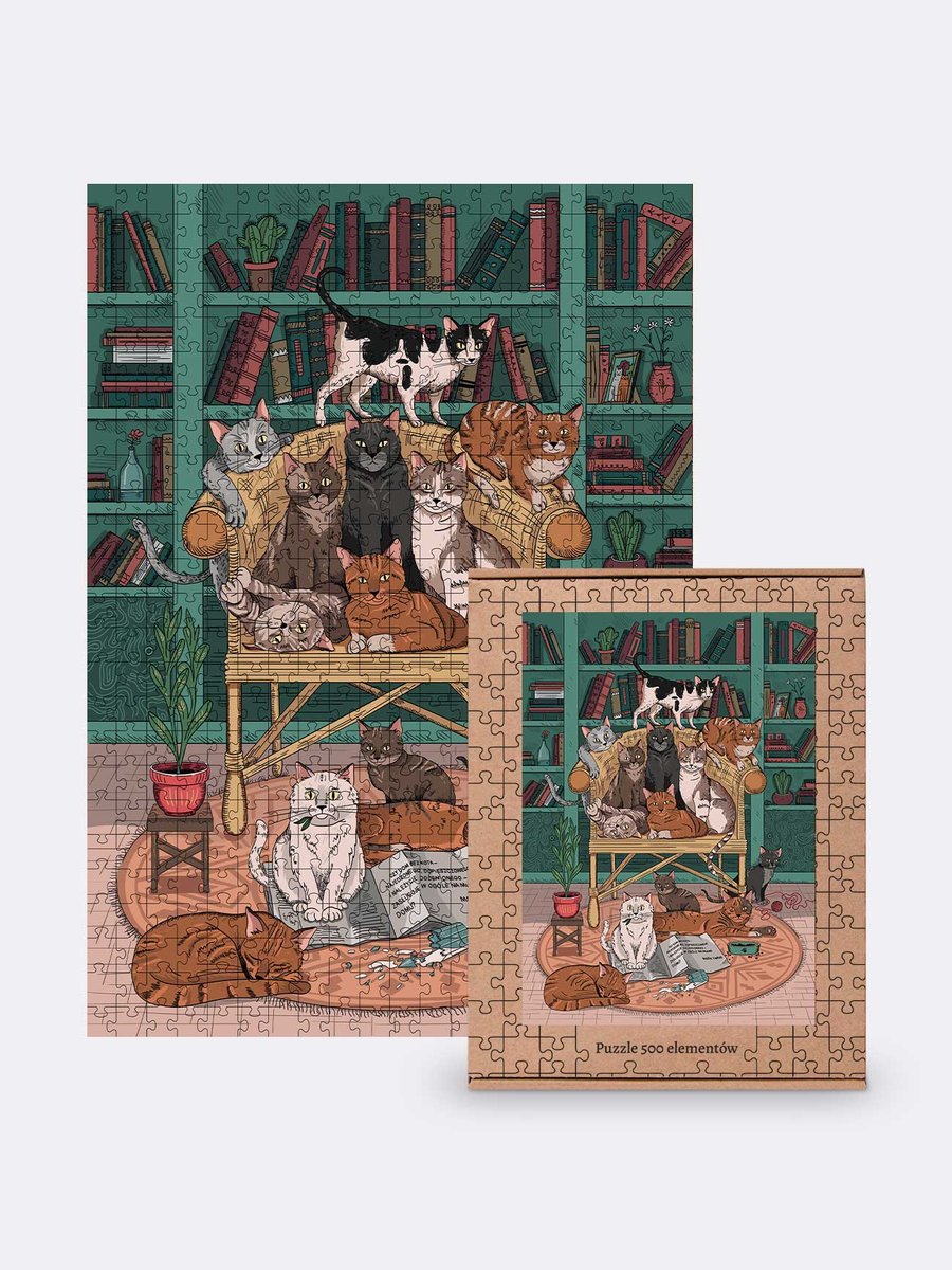 KOTY / puzzle 500 elementów