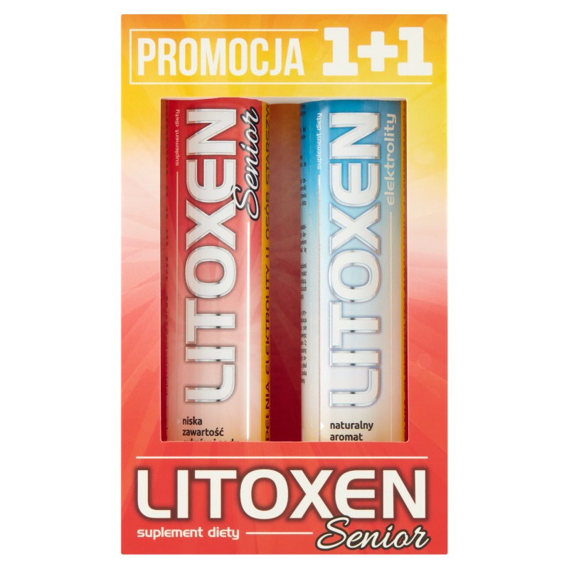 Xenico PHARMA Xenicopharma Litoxen Senior ELEKTROLITY zestaw 1+1 XP6811