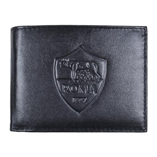 AS Roma 163188, Akcesoria Podróżne-Portfele Unisex-Dorosły, 12,5x9,5x2 cm, Czarny, 12,5x9,5x2 cm