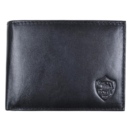AS Roma 163190, Akcesoria Podróżne-Portfele Unisex-Dorosły, 12,5x9,5x2 cm, Czarny, 12,5x9,5x2 cm