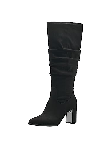 Tamaris Damskie botki 1-1-25523-41, czarny, 38 EU