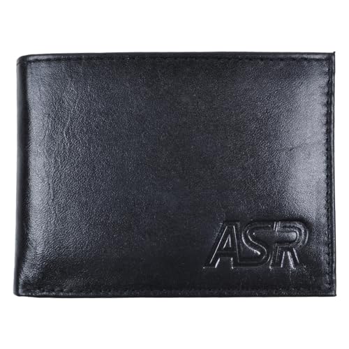 AS Roma 163189, Akcesoria Podróżne-Portfele Unisex-Dorosły, 12,5x9,5x2 cm, Czarny, 12,5x9,5x2 cm