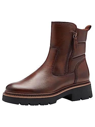 Tamaris Damskie botki 1-1-25425-41, koniak, 37 EU