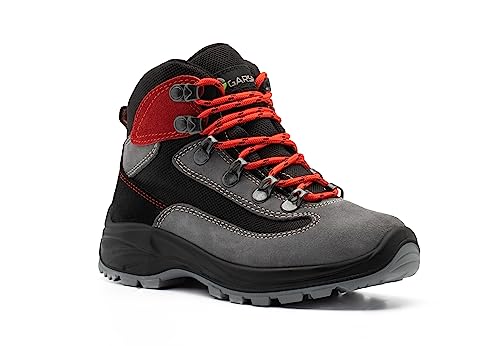 GARSPORT Dublin Tex, Trekking, Szary/Czerwony, 38 EU, Szary Czerwony, 38 EU