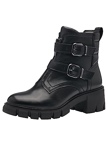 Tamaris Damskie botki 1-1-25420-41, czarny, 36 EU