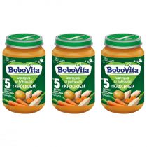 BoboVita Warzywa w potrawce z królikiem po 5 miesiącu Zestaw 3 x 190 g