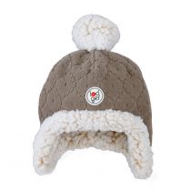 Lodger Dwuwarstwowa zimowa czapeczka z polaru Fleece Buffalo 0-3 mies.