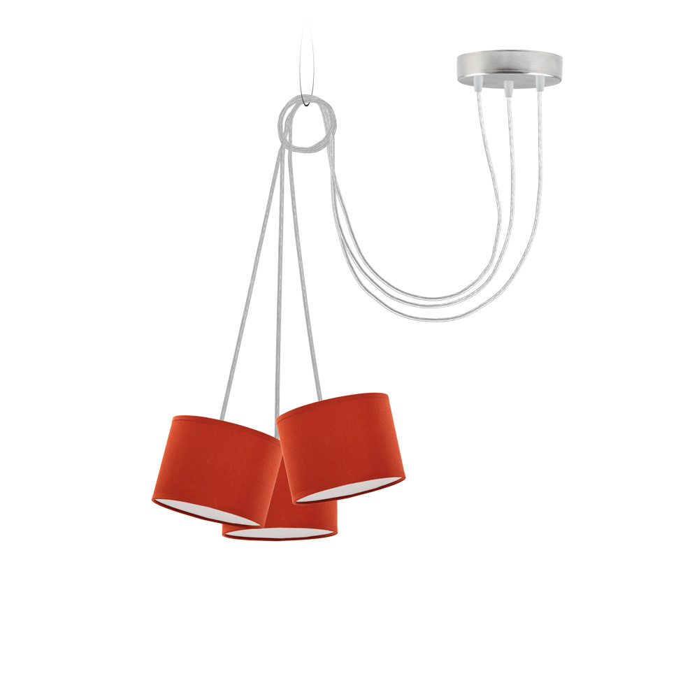 Designerska lampa wisząca na regulowanych przewodach WAIKIKI W3