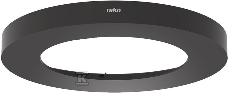 Pierścień Deco do czujników podtynkowych P4XMR i M4XMR, kolor czarny