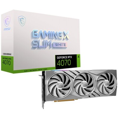 MSI GeForce RTX 4070 GAMING X SLIM WHITE 12GB GDDR6X