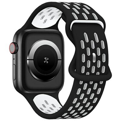 Pasek BELINE New Sport Silicone do Apple Watch 42/44/45/49mm Czarno-biały