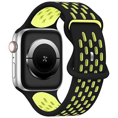 Pasek BELINE New Sport Silicone do Apple Watch 42/44/45/49mm Czarno-żółty