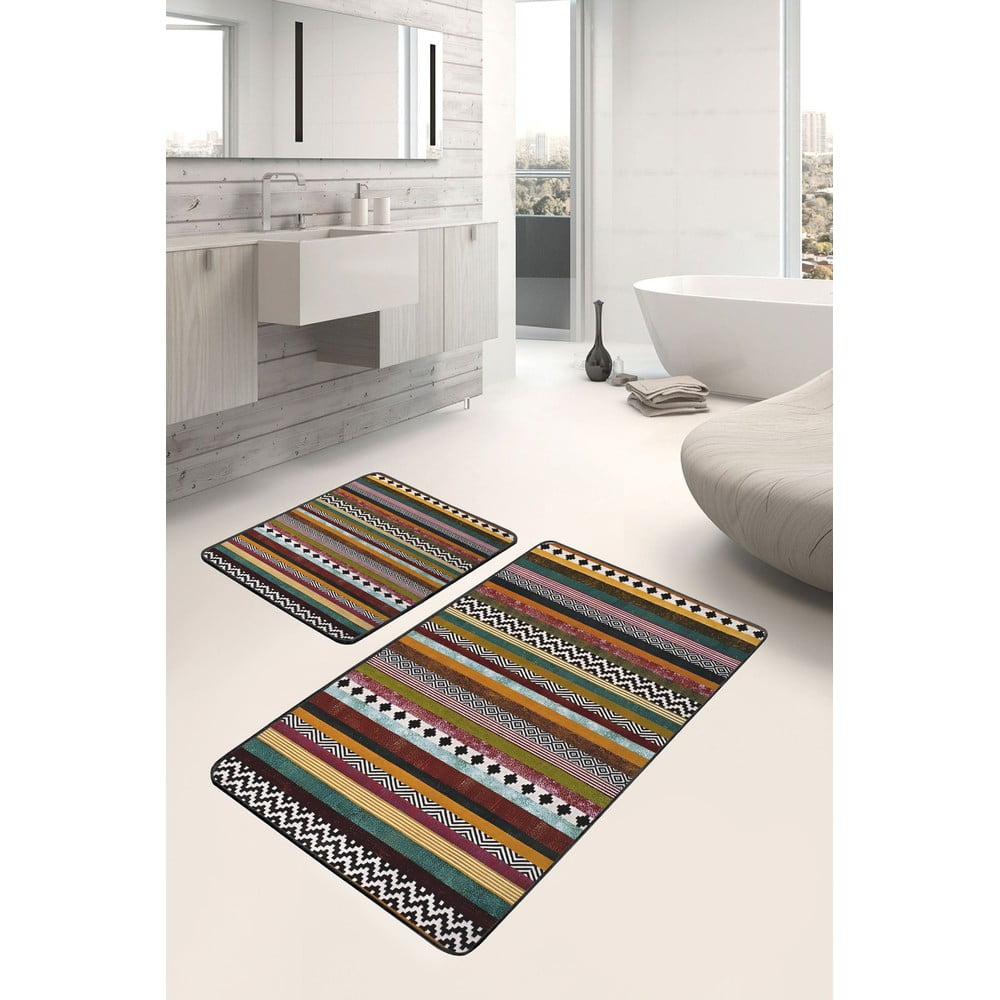 Dywaniki łazienkowe zestaw 2 szt. 60x100 cm – Mila Home