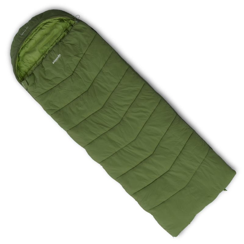 Śpiwór turystyczny Pinguin BLIZZARD PFM khaki - 190 prawy