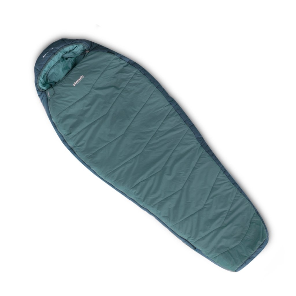 Śpiwór syntetyczny Pinguin TRAMP PFM petrol - 195 lewy