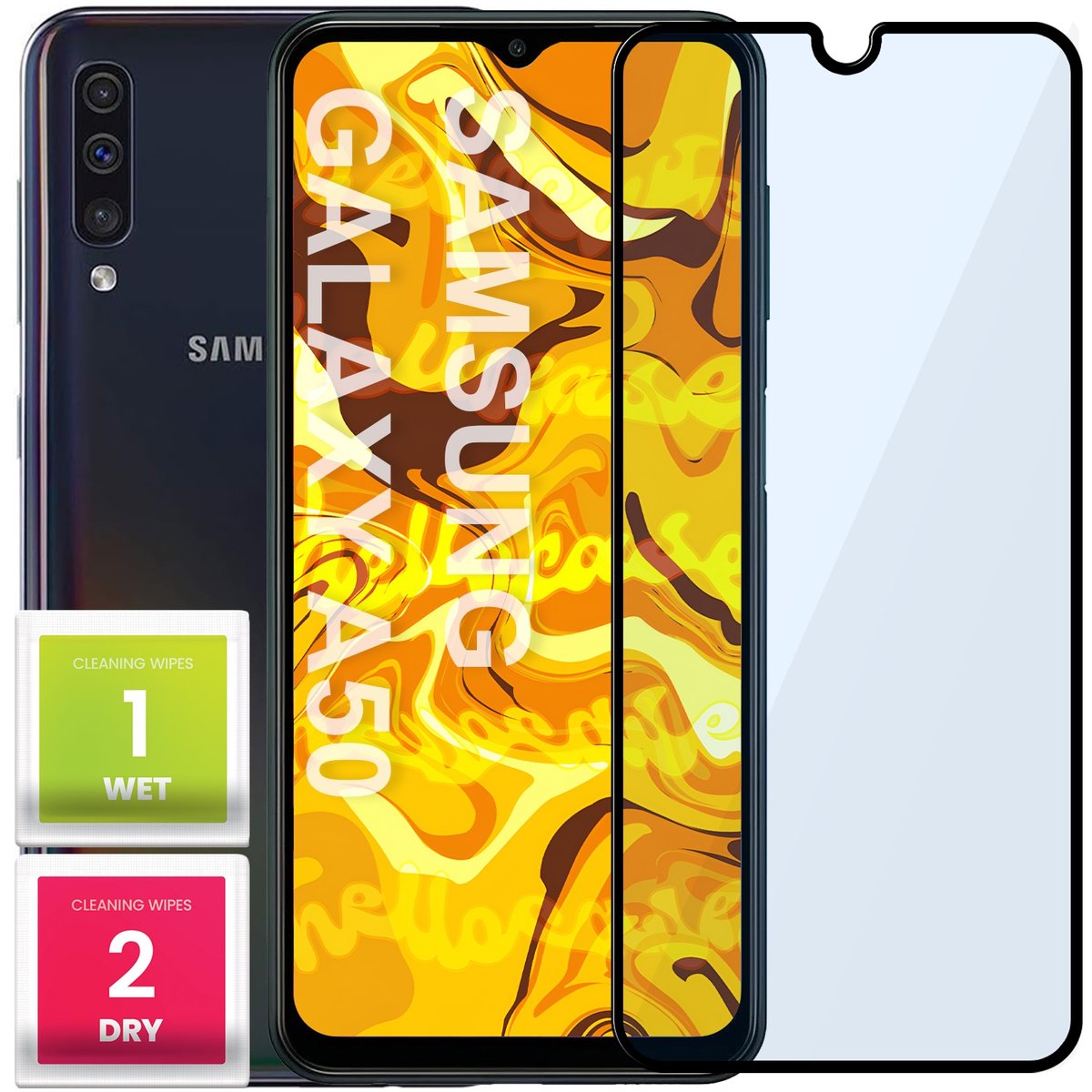 Szkło Hartowane Do Samsung Galaxy A50 / A50S / A30S Pełne Na Cały Ekran 5D