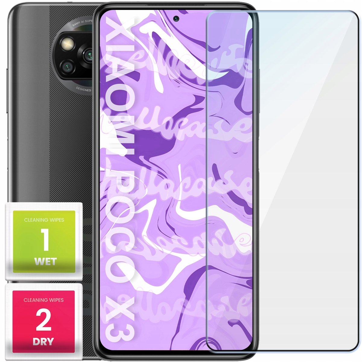 Szkło Hartowane 9H Do Xiaomi Poco X3 Nfc Szybka