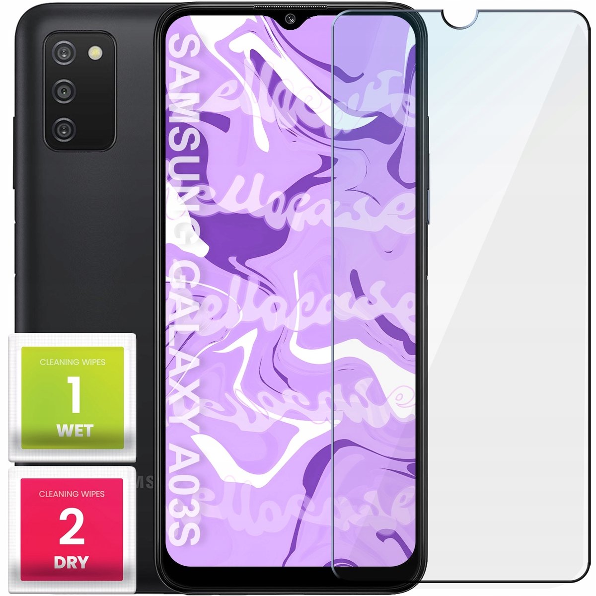 Szkło Hartowane 9H Do Samsung Galaxy A03S Szybka