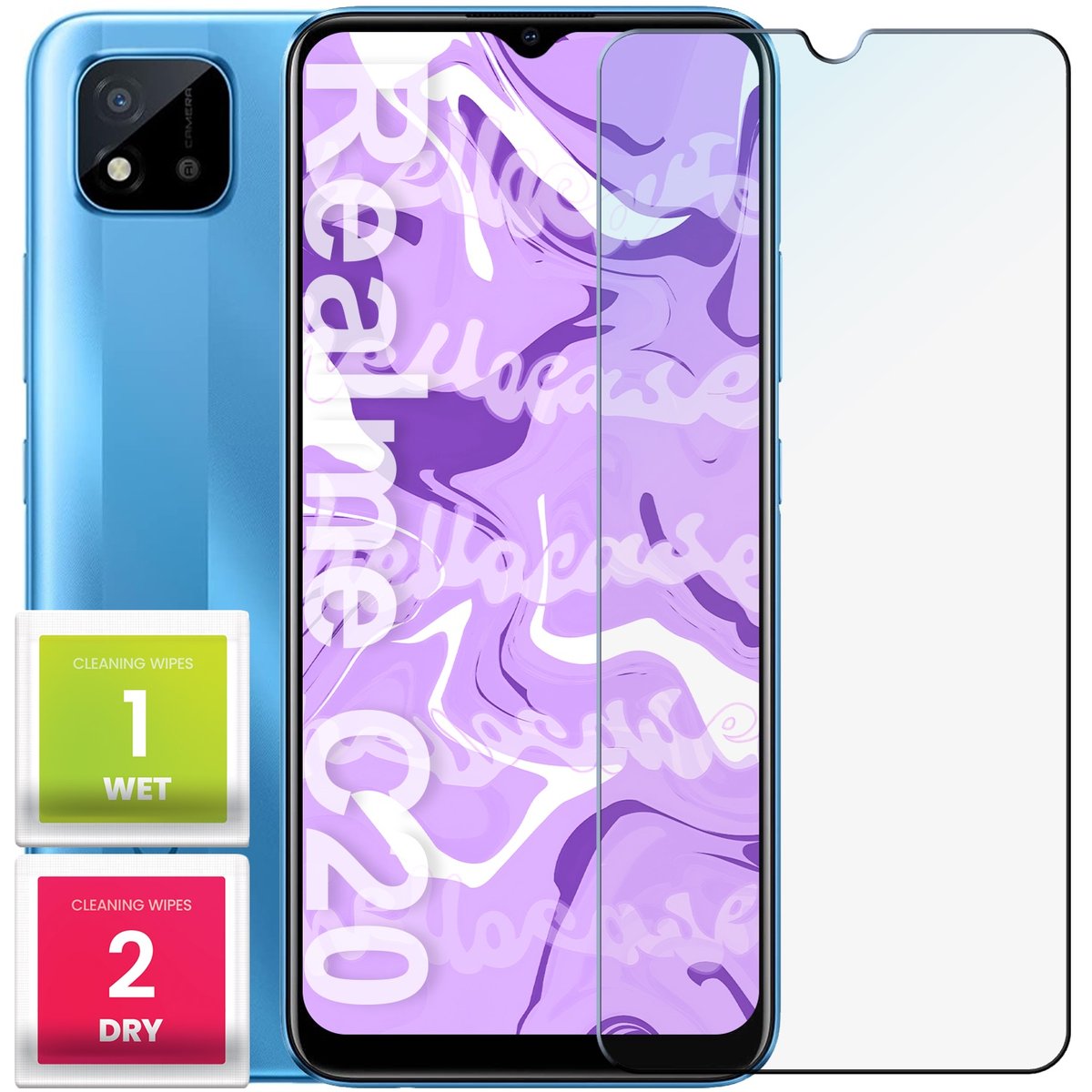 Szkło Hartowane 9H Do Realme C11 2021 / C20 Szybka