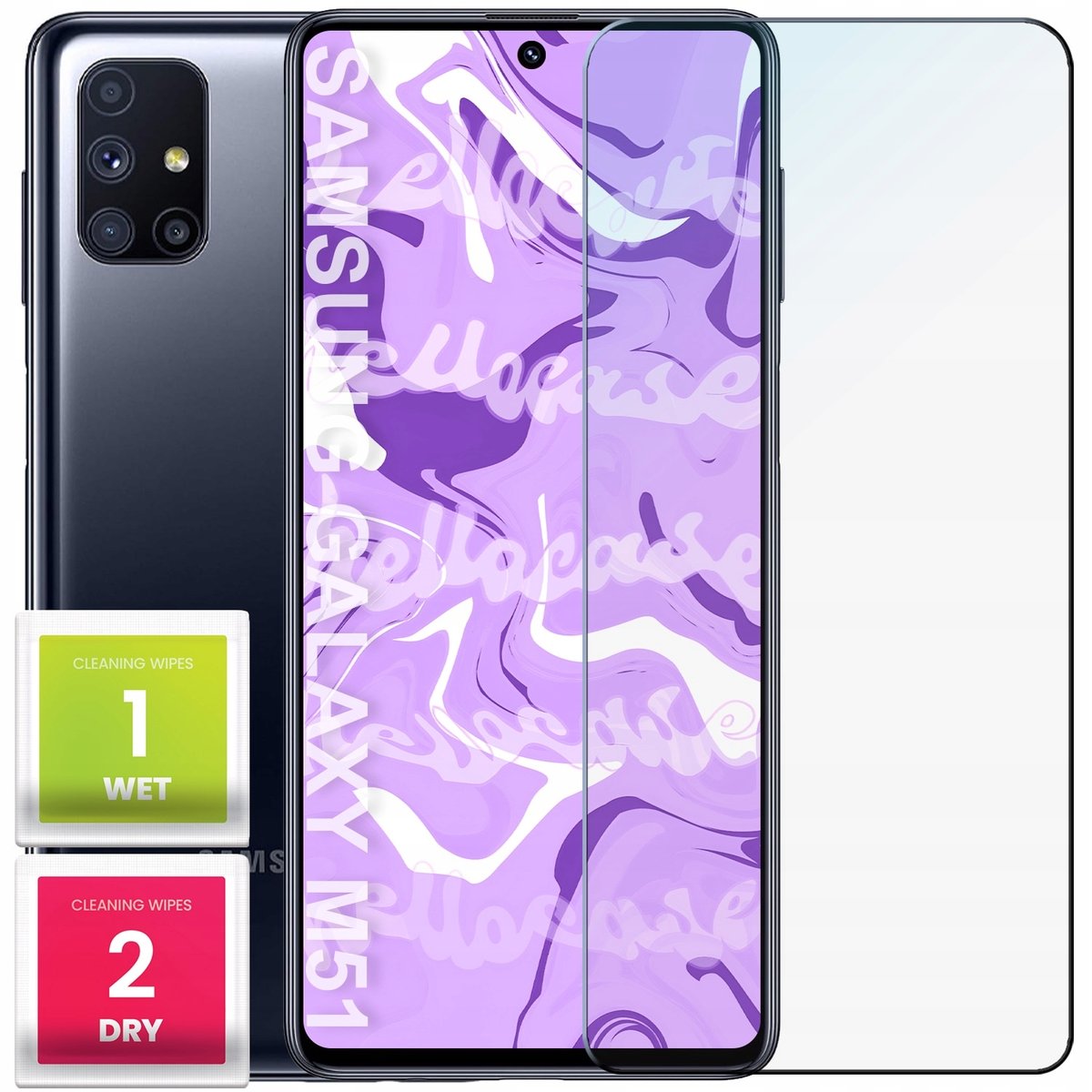 Szkło Hartowane 9H Do Samsung M51 Szybka Na Ekran