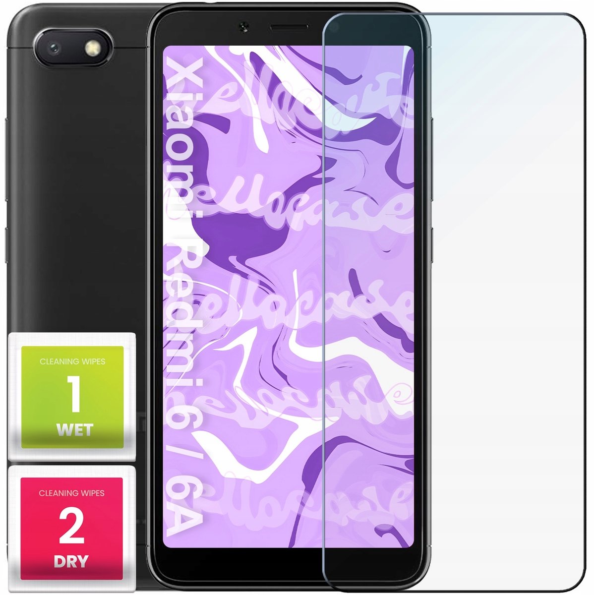 Szkło Hartowane 9H Do Xiaomi Redmi 6A Szybka