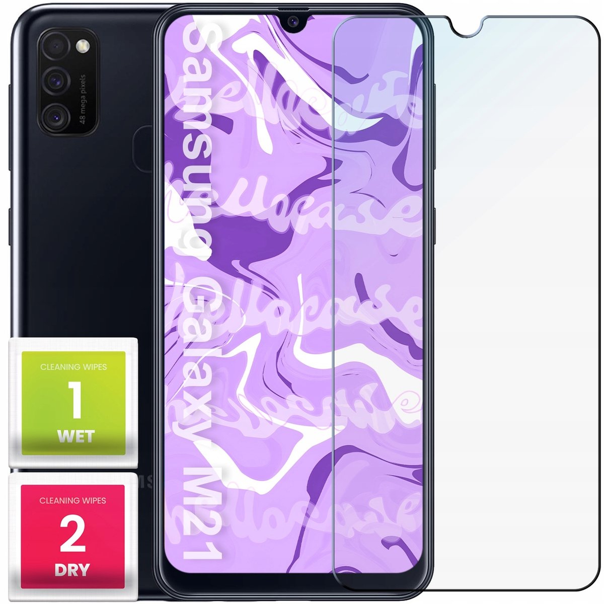 Szkło Hartowane 9H Do Samsung Galaxy M21 Szybka