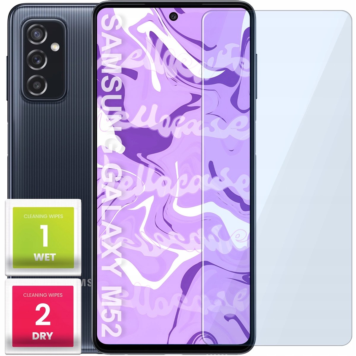 Szkło Hartowane 9H Do Samsung Galaxy M52 Szybka