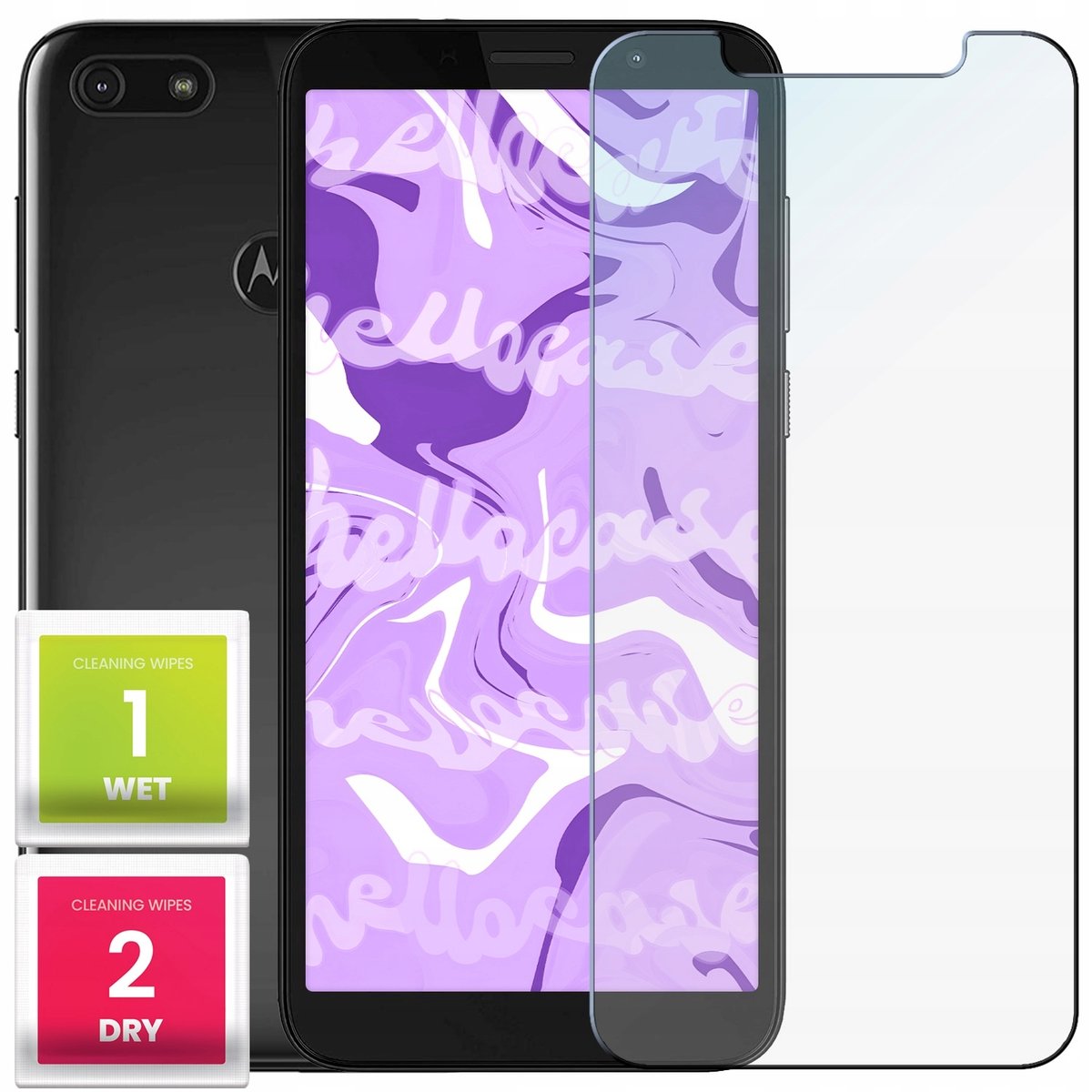 Szkło Hartowane 9H Do Motorola Moto E6 Play Szybka