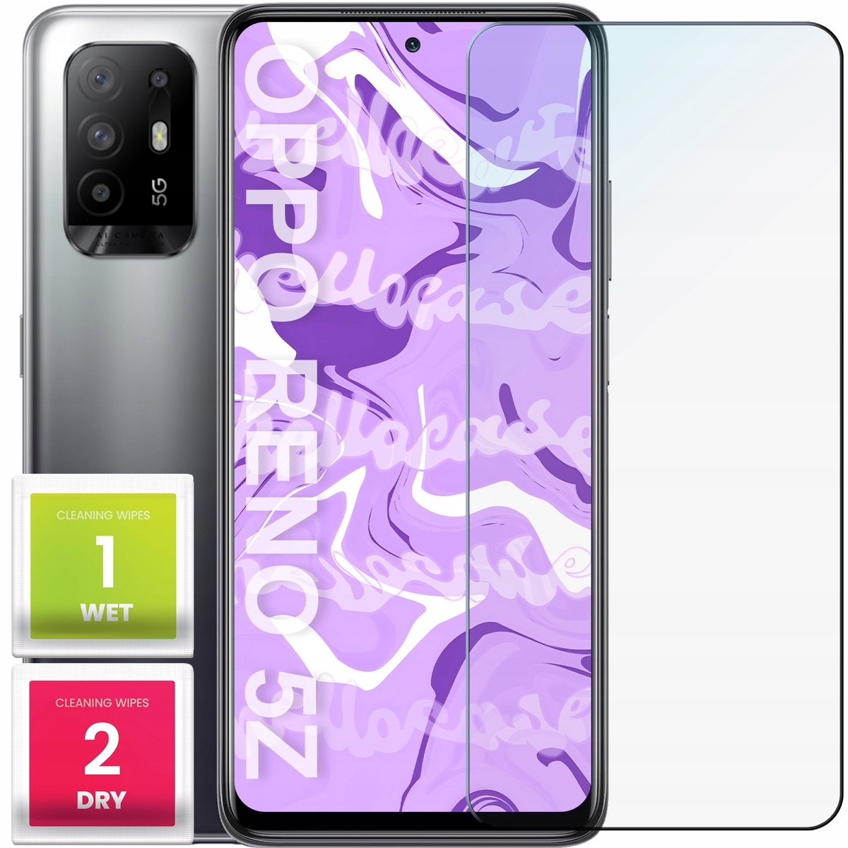Szkło Hartowane 9H Do Oppo Reno 5Z Szybka Na Ekran
