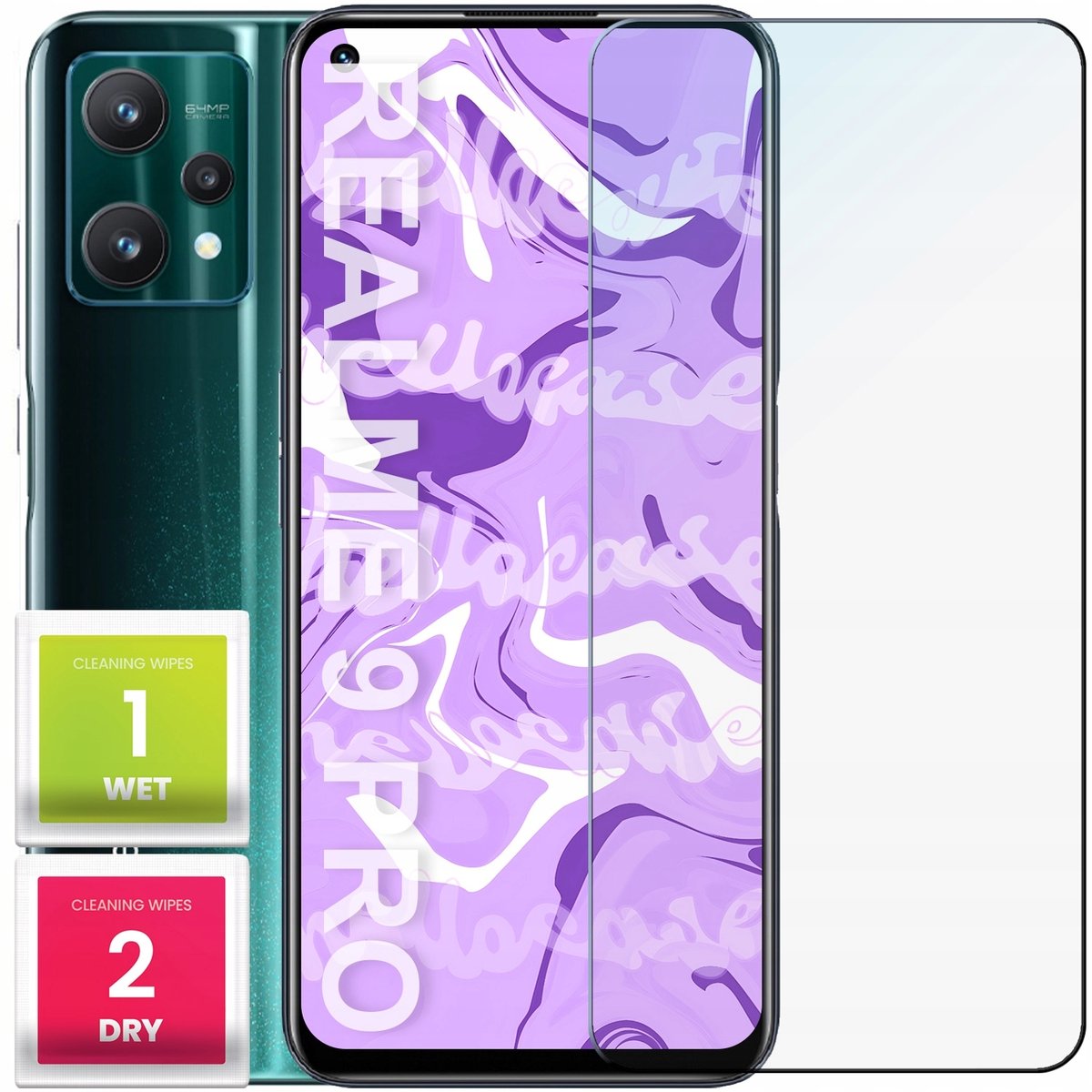 Szkło Hartowane 9H Do Realme 9 Pro / 9 5G Szybka