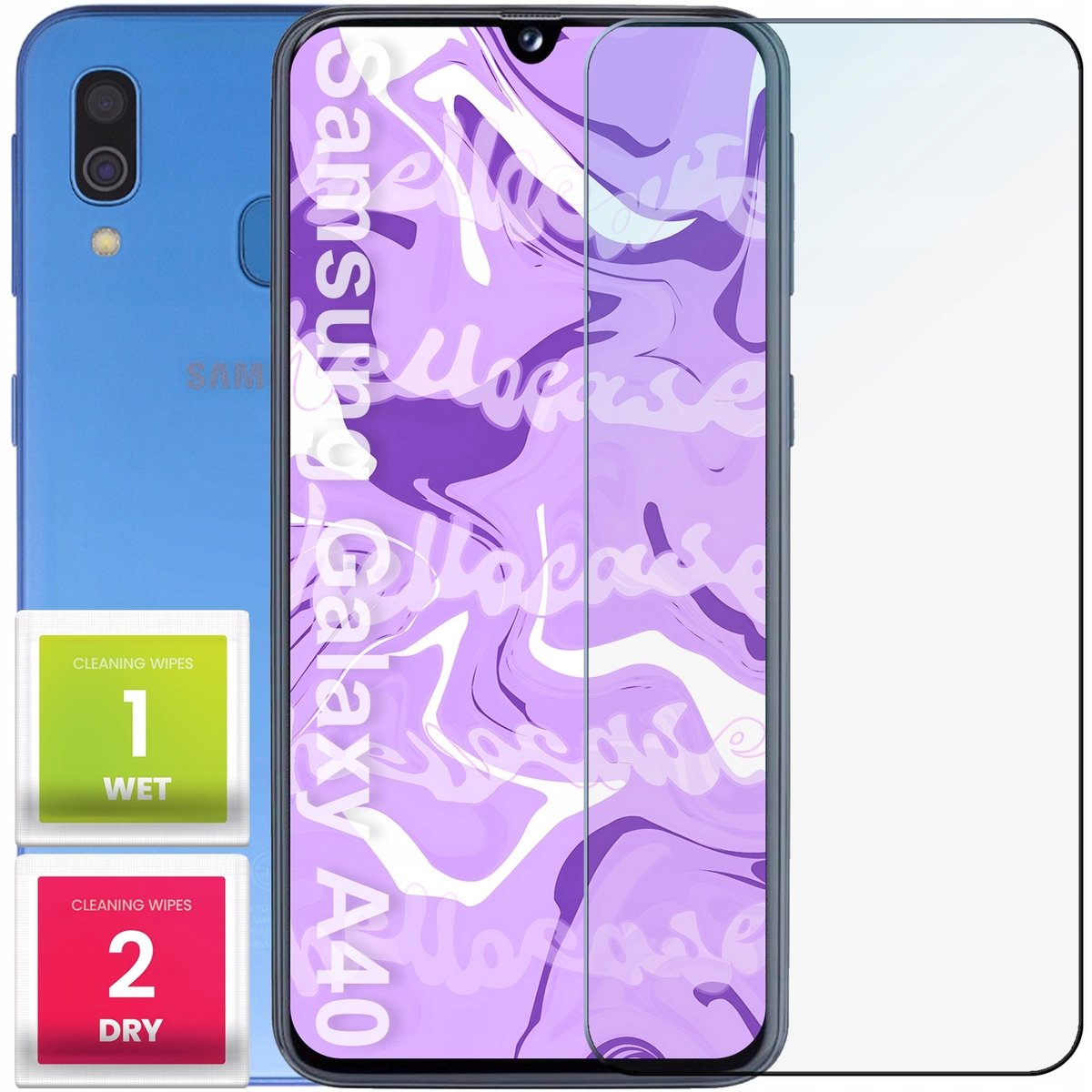 Szkło Hartowane 9H Do Samsung Galaxy A40 Szybka