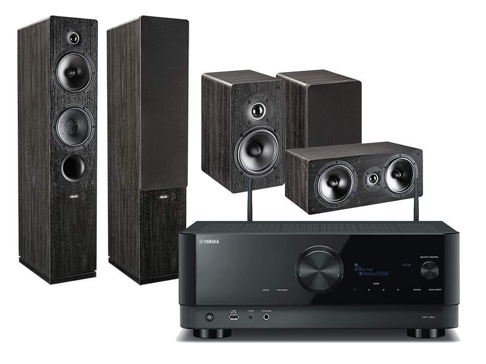 Yamaha RX-V6A + Tesi 561 + Tesi 241 + Tesi 761