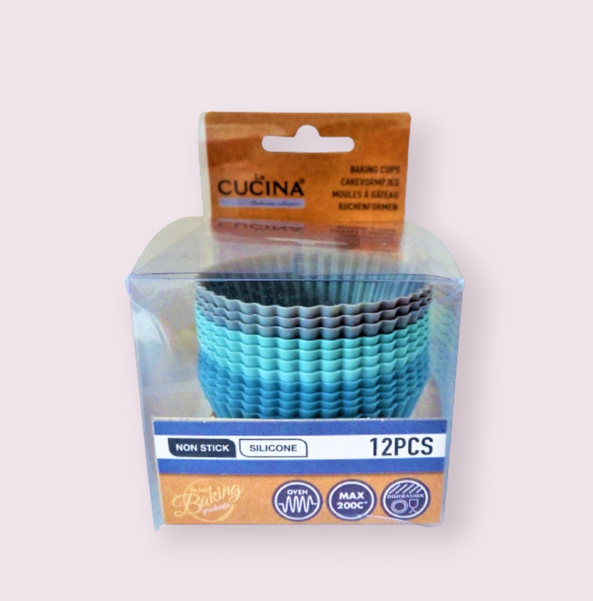 Foremki Silikonowe Okrągłe 12 Szt Do Ciastek Babeczek Muffinek