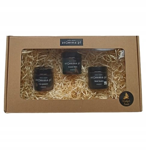 Zestaw Na Święta Świece Aromma Intensywne, 100% Sojowe: 120 + 120 + 120 Ml - Sam Wybierasz Nuty